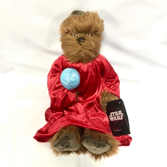 2022 Disney Parks Star Wars Life Day Chewbacca Christmas Plush 20” Holiday - NEW - Picture 2 of 2